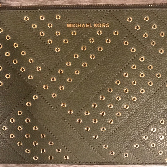 Michael Kors Leather Clutch - Picture 5 of 5